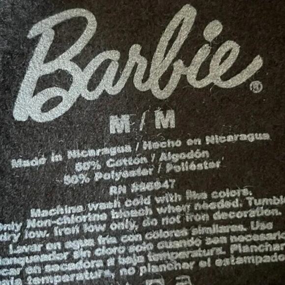 NWOT BARBIE Retro Dream Car Front Chest Logo Crewneck Sweatshirt - Sz Medium - Picture 2 of 3